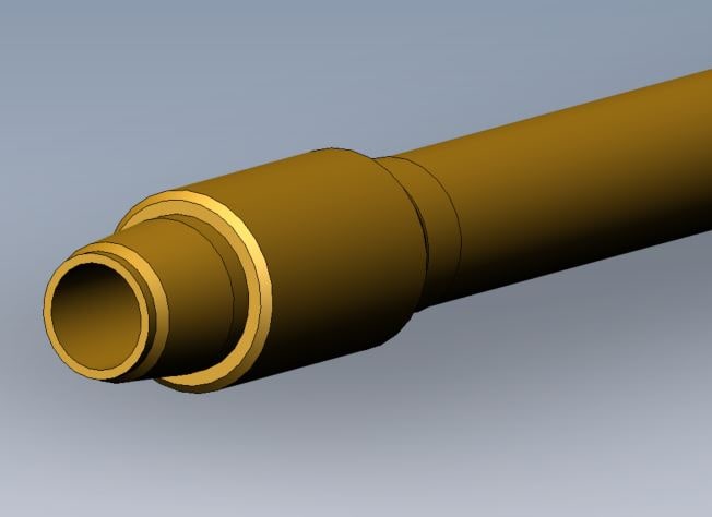 Drill Rod 5" (12.7 cm) NC50DS - 20' (6.1 m) (1)
