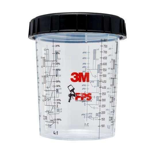 3M 16023 PPS BUITENBEKER GROOT + SLUITRING 850ML (1)